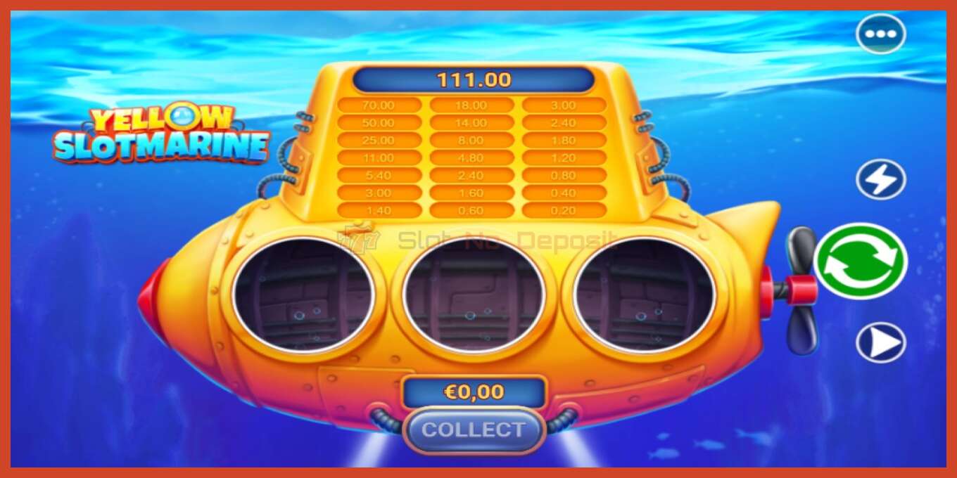 Slot screenshot: Yellow Slotmarine no deposit, number - 1