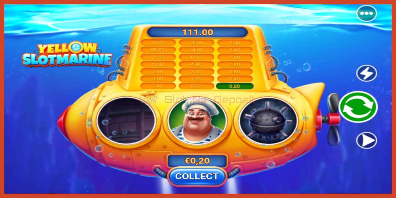 Slot screenshot: Yellow Slotmarine no deposit, number - 2