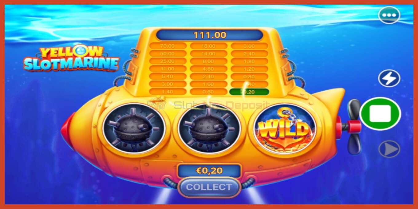 Slot screenshot: Yellow Slotmarine no deposit, number - 3