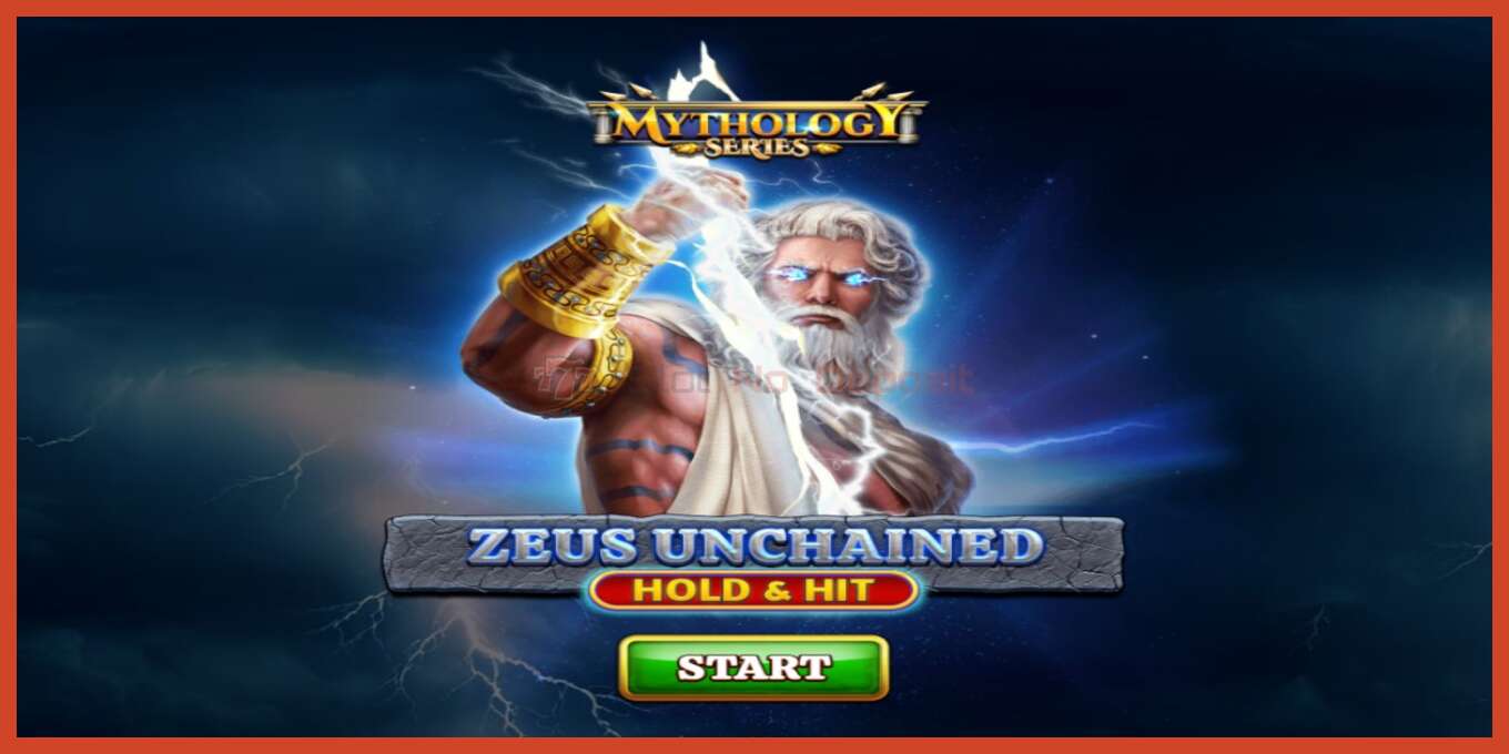 Slot screenshot: Zeus Unchained - Hold & Hit no deposit, number - 1