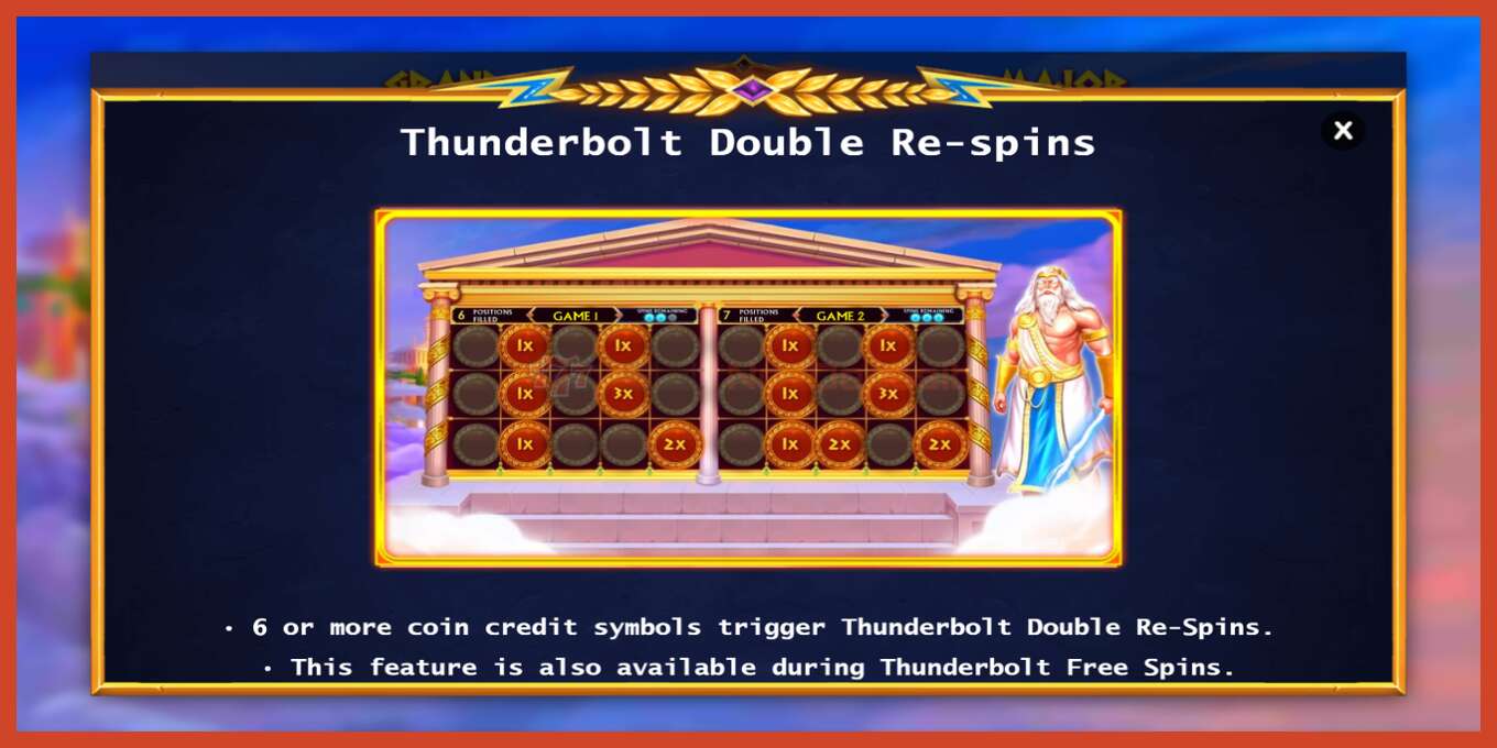 Slot screenshot: Zeuss Thunderbolt 5000 no deposit, number - 5