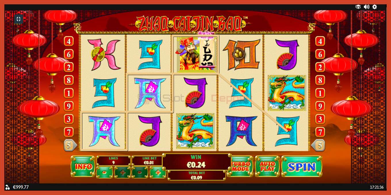 Slot screenshot: Zhao Cai Jin Bao no deposit, number - 2