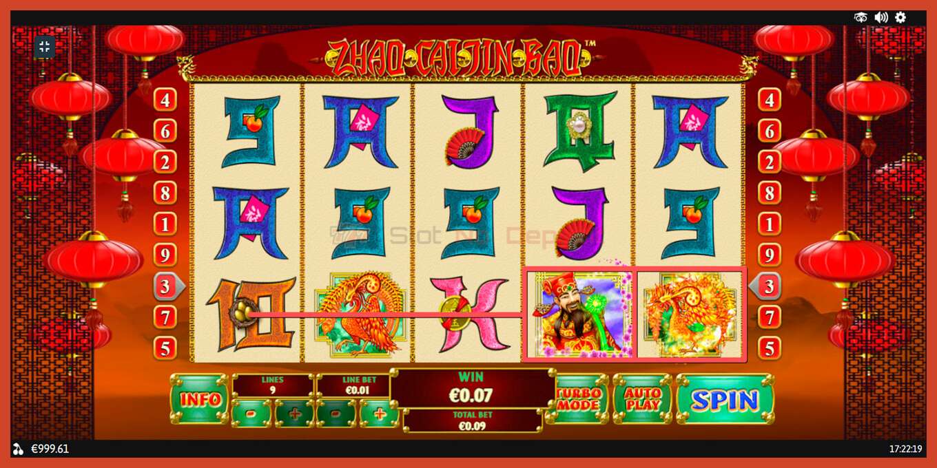 Slot screenshot: Zhao Cai Jin Bao no deposit, number - 5