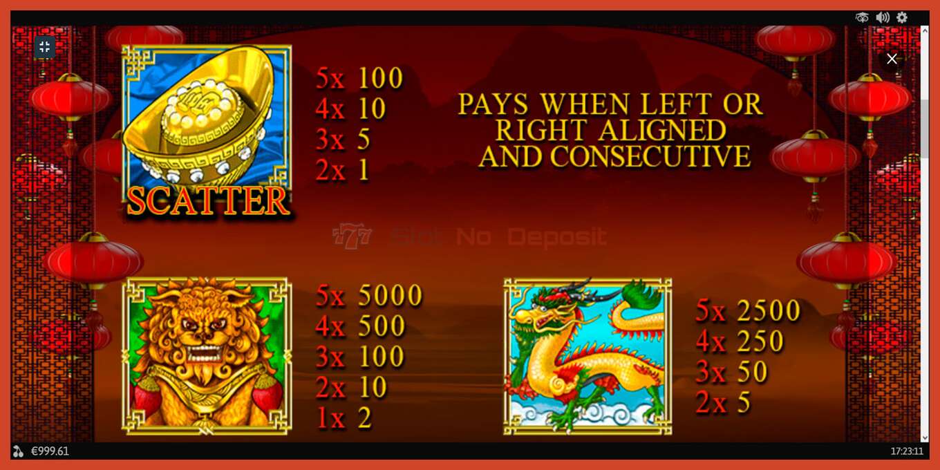 Slot screenshot: Zhao Cai Jin Bao no deposit, number - 7