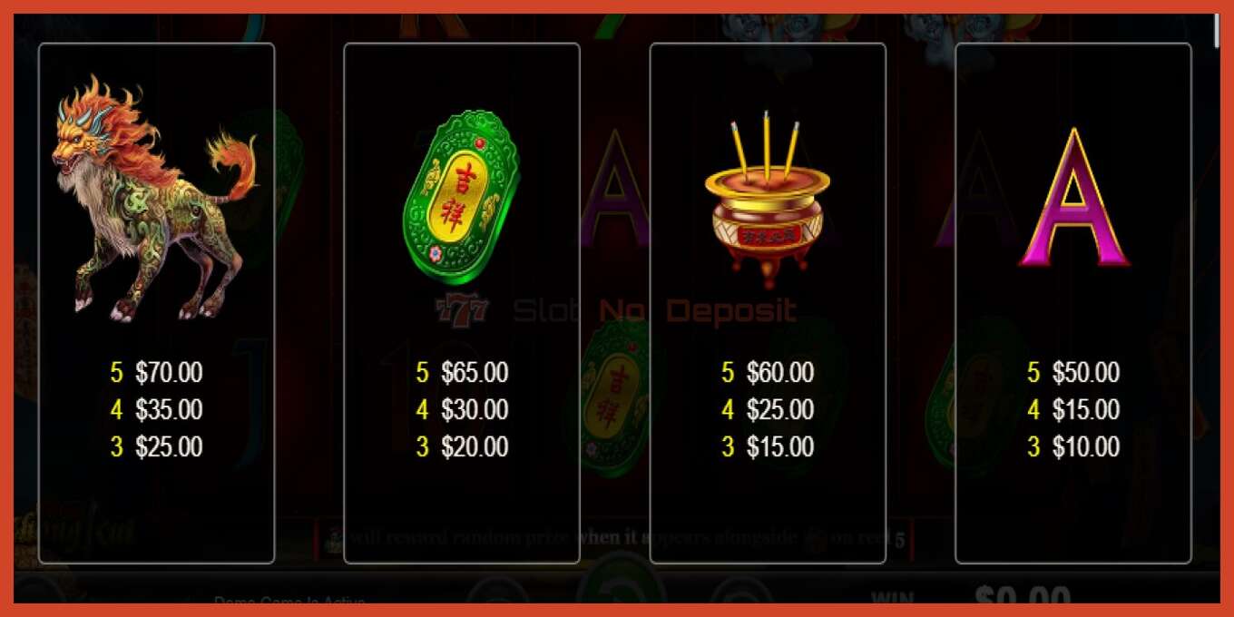 Slot screenshot: Zhong Kui no deposit, number - 5