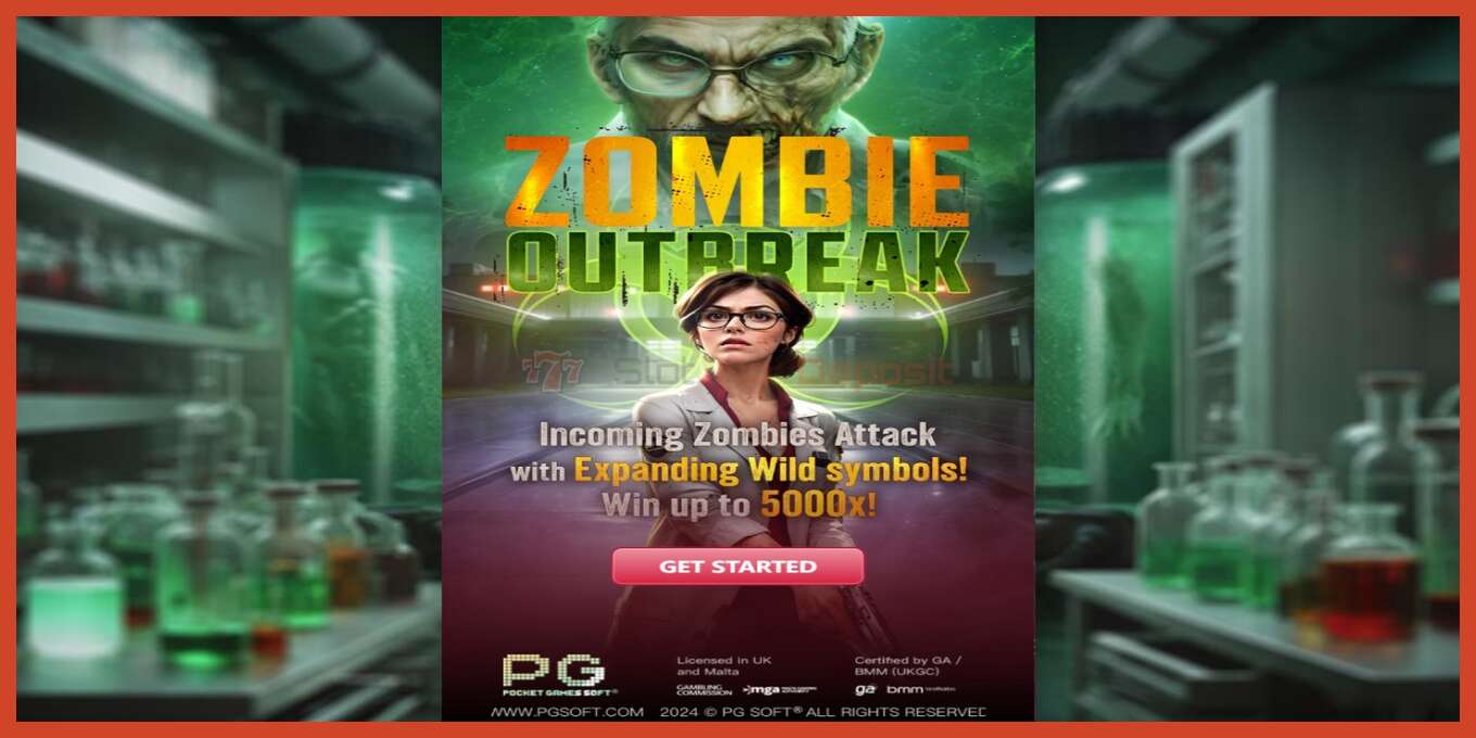 Slot screenshot: Zombie Outbreak no deposit, number - 1