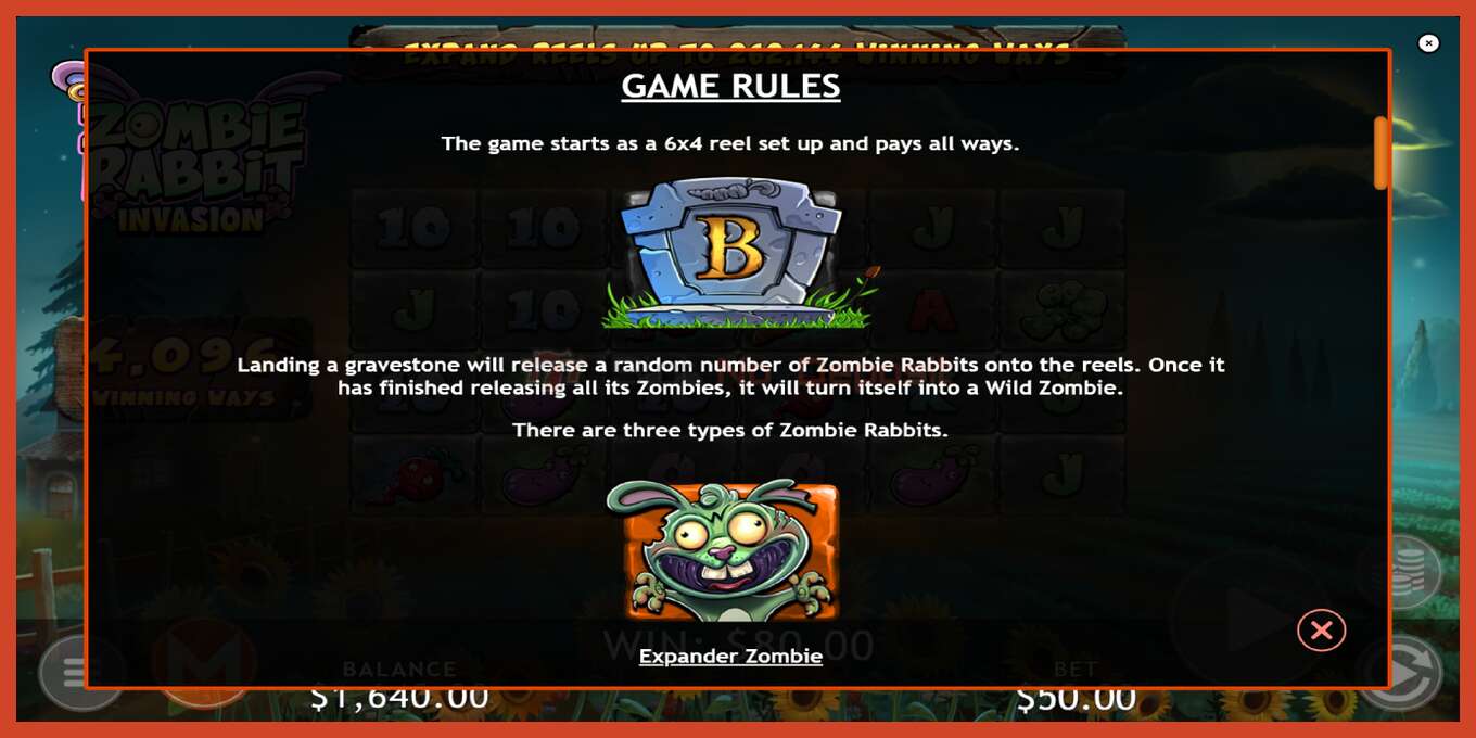 Schermafbeelding van slot: Zombie Rabbit Invasion geen aanbetaling, nummer - 6