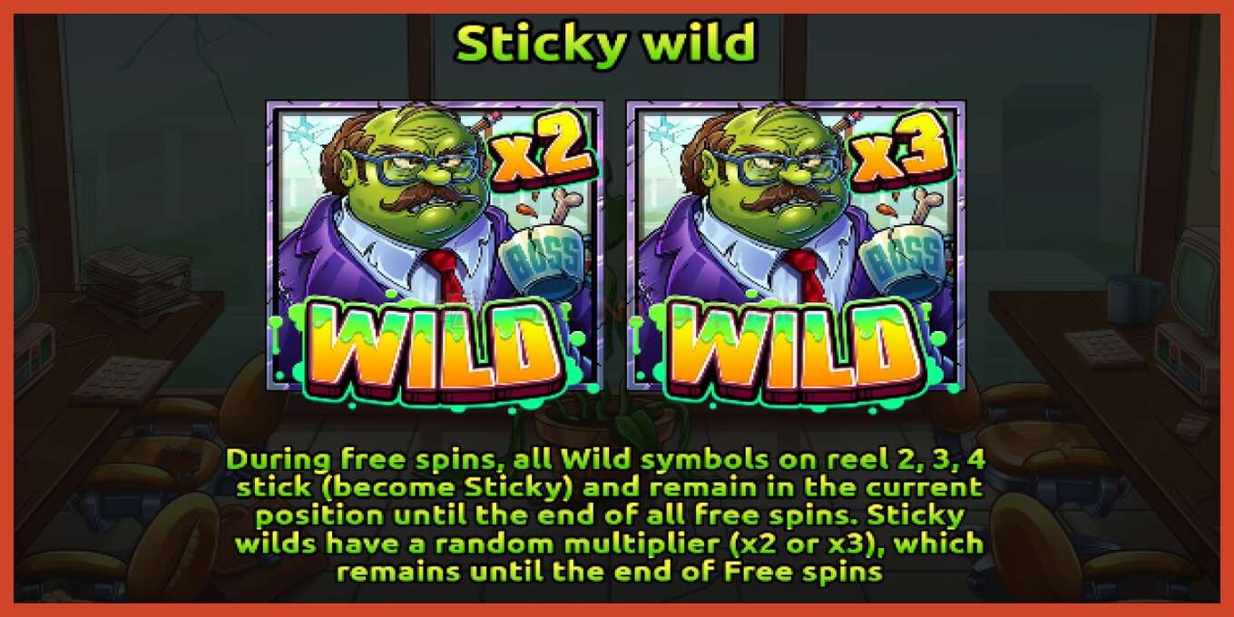 Slot screenshot: Zombolics no deposit, number - 6