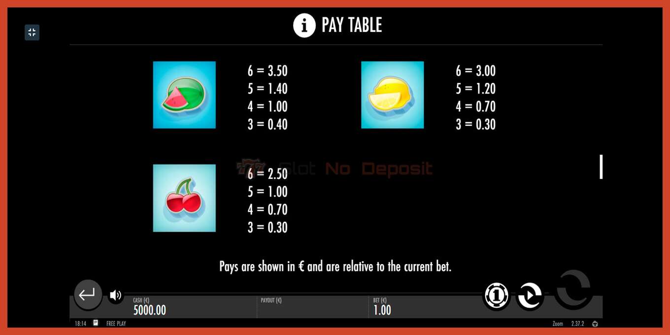 Slot screenshot: Zoom no deposit, number - 3