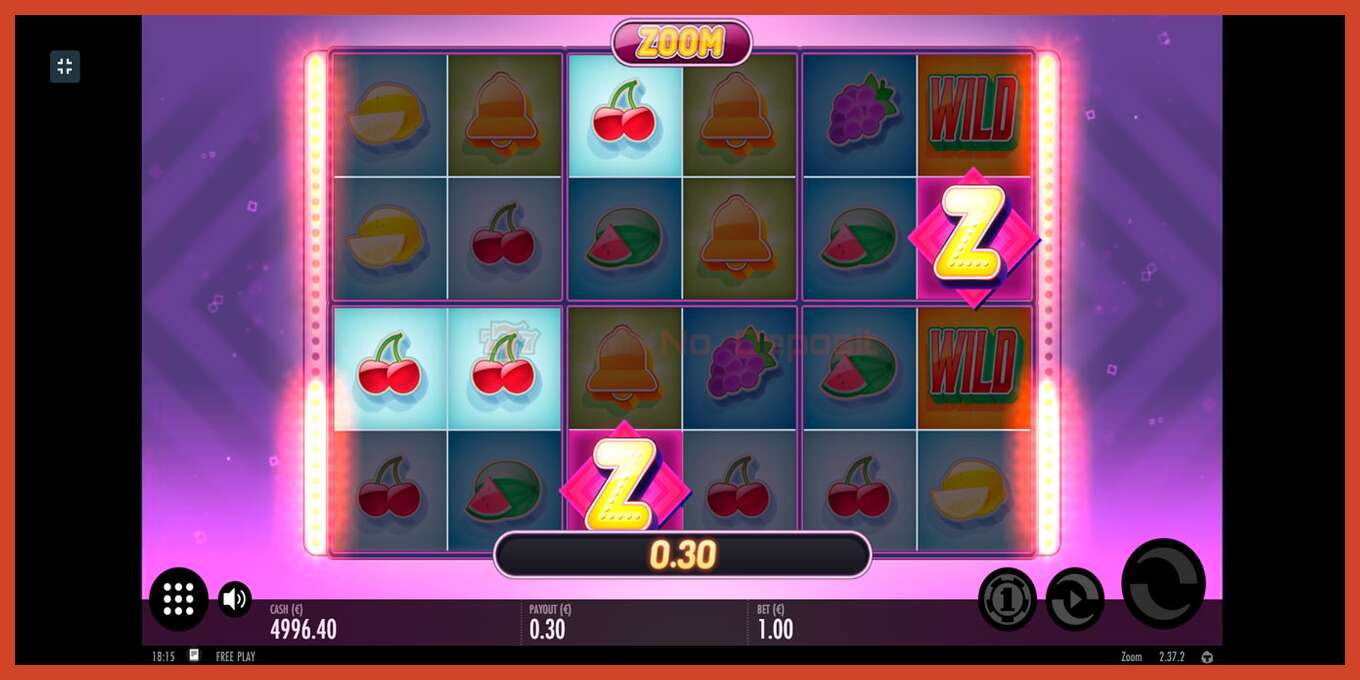 Slot screenshot: Zoom no deposit, number - 8