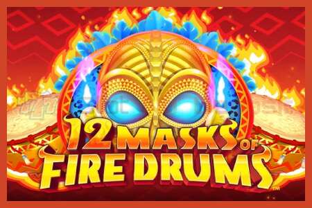 ملصق فتحة: 12 Masks of Fire Drums لا إيداع