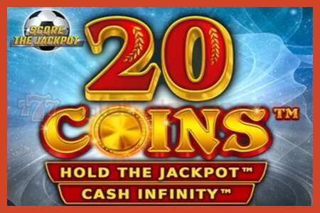 Слот постер: 20 Coins Score The Jackpot без депозита