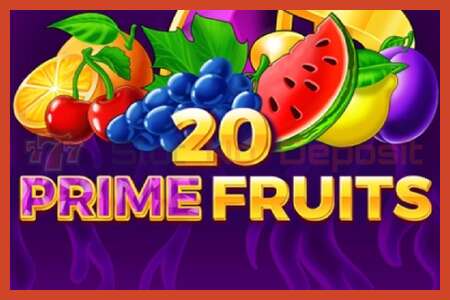 Slot plagát: 20 Prime Fruits žiadny vklad