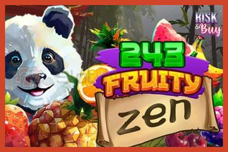 Plakat z automatem: 243 Fruity Zen bez depozytu