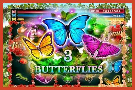 Slot poster: 3 Butterflies no deposit