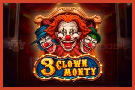 Slot poster: 3 Clown Monty no deposit