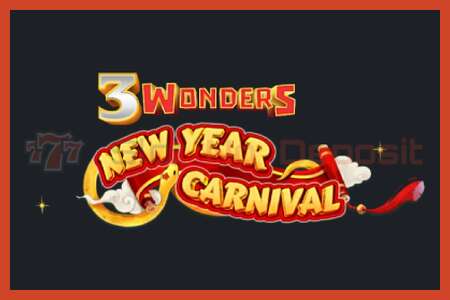 Slot-juliste: 3 Wonders New Year Carnival ei talletusta