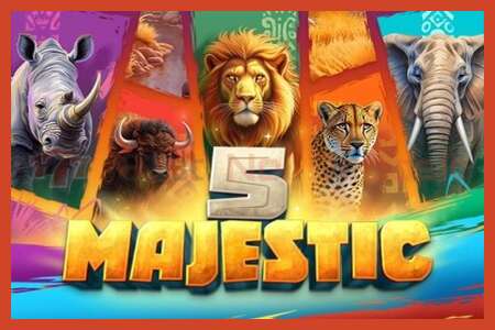 Slot poster: 5 Majestic no deposit