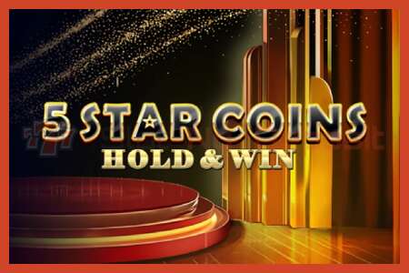 Слот плакат: 5 Star Coins: Hold & Win депозит жок