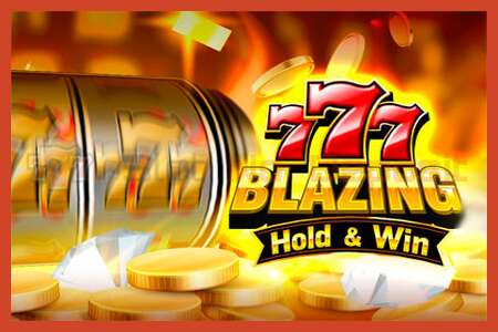 Slot poster: 777 Blazing Hold & Win no deposit