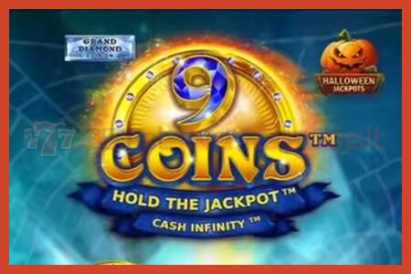 Slot poster: 9 Coins Grand Diamond Edition Halloween Jackpots no deposit