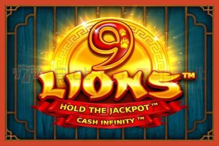 Slotu plakāts: 9 Lions Hold The Jackpot nav depozīta