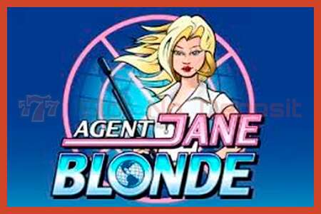 Slot poster: Agent Jane Blonde no deposit