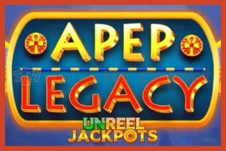 Slot poster: Apep Legacy no deposit