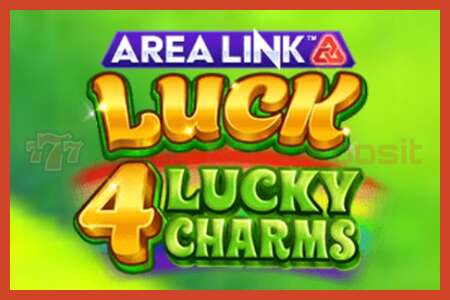 Slot poster: Area Link Luck 4 Lucky Charms no deposit