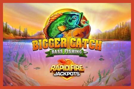 Slot plakati: Bigger Catch Bass Fishing Rapid Fire Jackpots depozit yoq