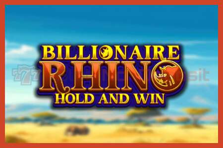 Slot poster: Billionaire Rhino no deposit