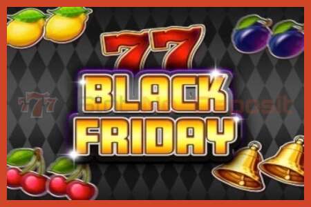 老虎机海报: Black Friday 没有押金