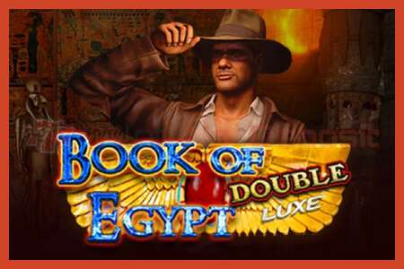 ໂປສເຕີສະລັອດຕິງ: Book of Egypt Double Luxe ບໍ່ມີເງິນຝາກ