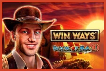 Slot poster: Book of Ra Deluxe 10 Win Ways no deposit