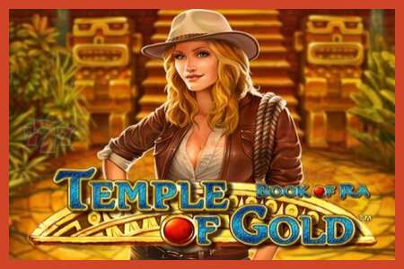 Slot poster: Book of Ra Temple of Gold no deposit