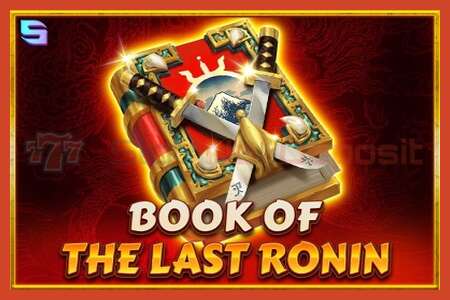 Poster i slotit: Book of the Last Ronin pa depozitë