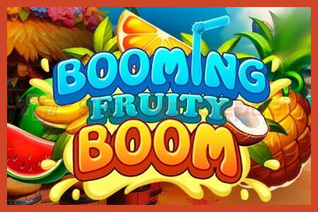 Slot poster: Booming Fruity Boom no deposit