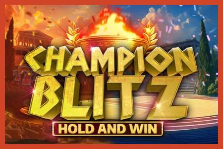 Slot poster: Champion Blitz Hold and Win no deposit