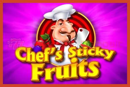 Póster de tragamonedas: Chefs Sticky Fruits sin deposito