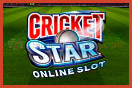 Slot poster: Cricket Star no deposit