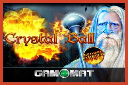 Постер слота: Crystal Ball Red Hot Firepot без депозиту