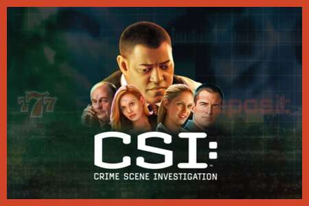 Slot poster: CSI: Crime Scene Investigation no deposit