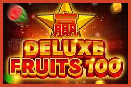 Slot posteri: Deluxe Fruits 100 depozito yok