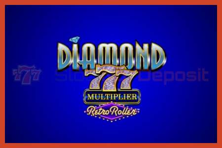 Slot poster: Diamond 777 Multiplier Retro Roller no deposit