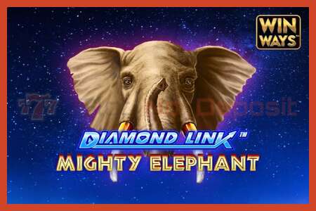 Áp phích khe cắm: Diamond Link: Mighty Elephant Win Ways không có tiền đặt cọc