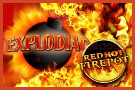 โปสเตอร์สล็อต: Explodiac Red Hot Firepot ไม่มีเงินฝาก