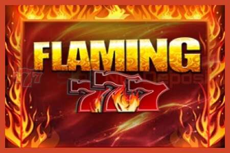 Slot plakát: Flaming 777 žádný vklad