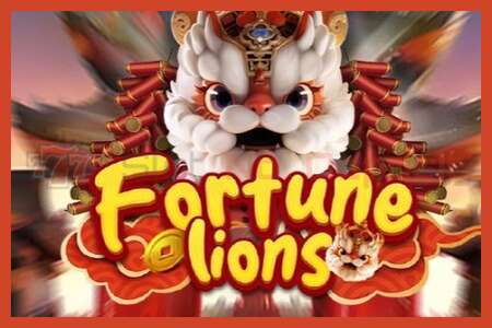 Slotu plakāts: Fortune Lions nav depozīta