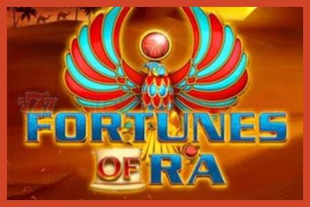 Slot poster: Fortunes of Ra no deposit