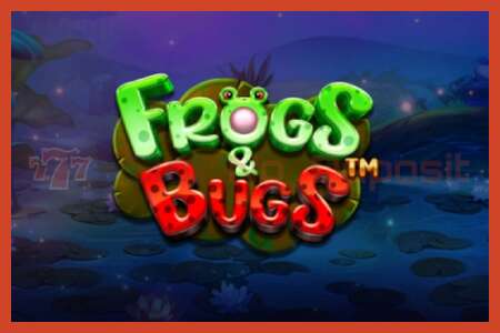 Slot poster: Frogs & Bugs no deposit